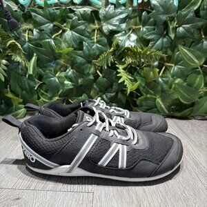 Xero Prio Shoes Women's Black White Running Minimalist Barefoot Sneaker Size 6.5